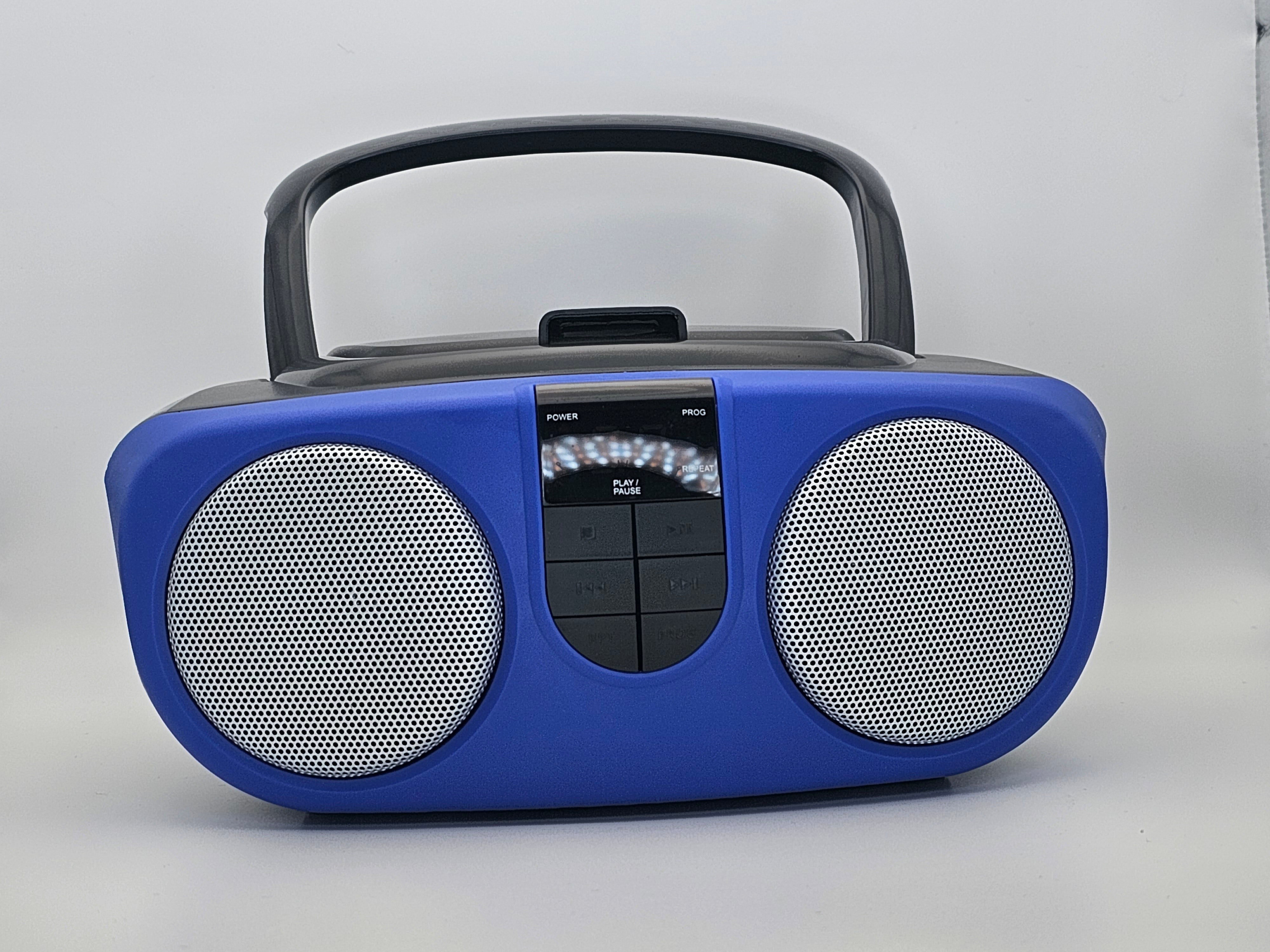 Proscan Prcd243m Portable Cd Radio Boombox Blue 8146